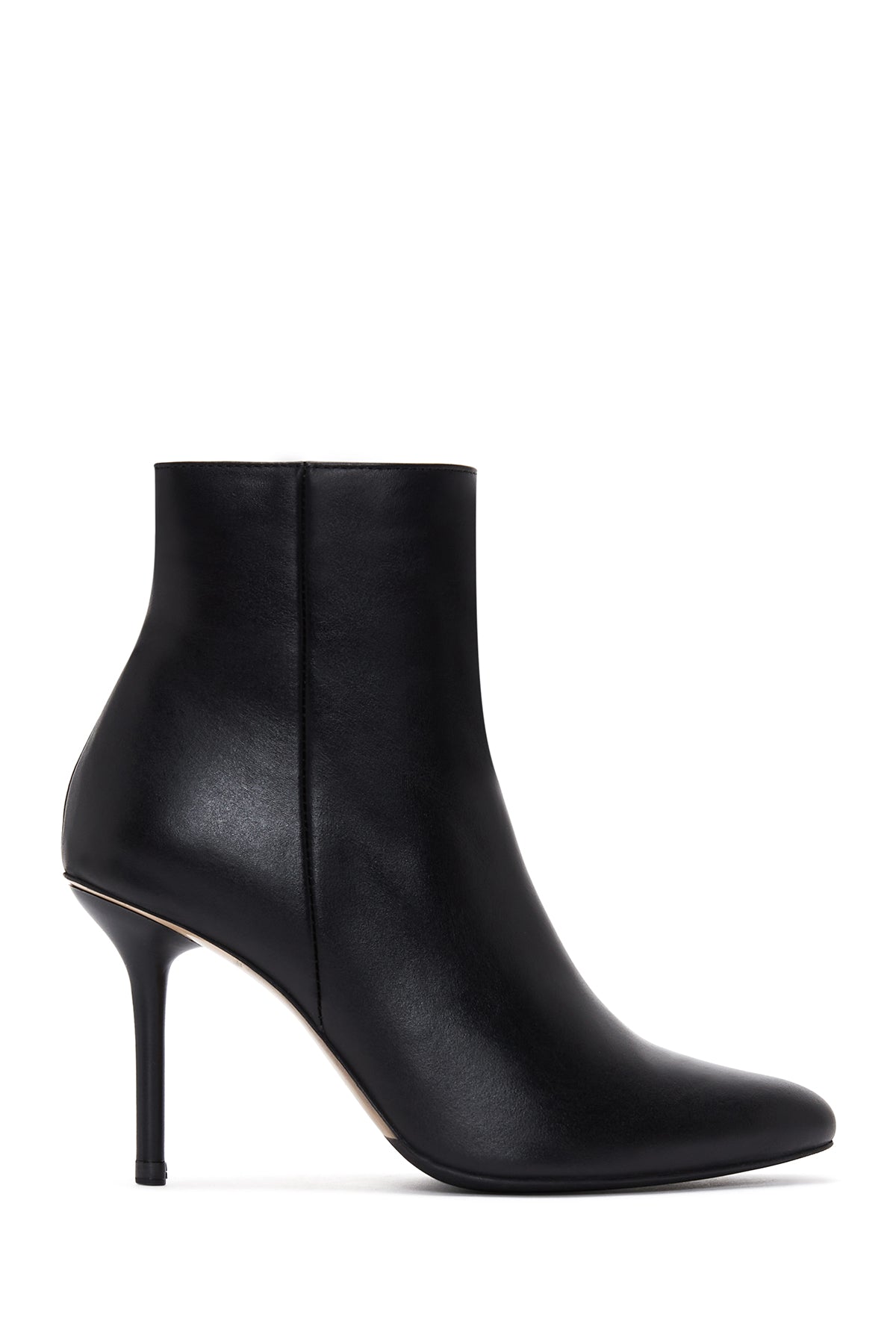 Women's Leather Thin Heeled Boots 22WFD136118 | Derimod