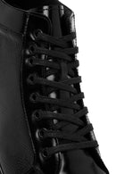 Men's Black Lace-Up Leather Sport Boots | Derimod