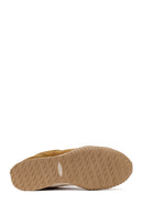 Kadın Camel Bağcıklı Süet Deri Sneaker | Derimod