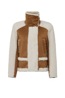 Kaprun Women's Beige Short Teddy Coat | Derimod
