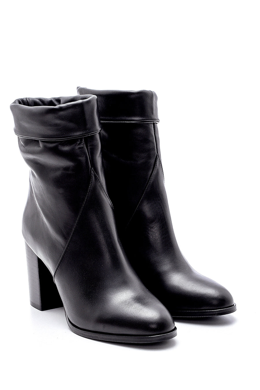 Women's Leather Heeled Boots