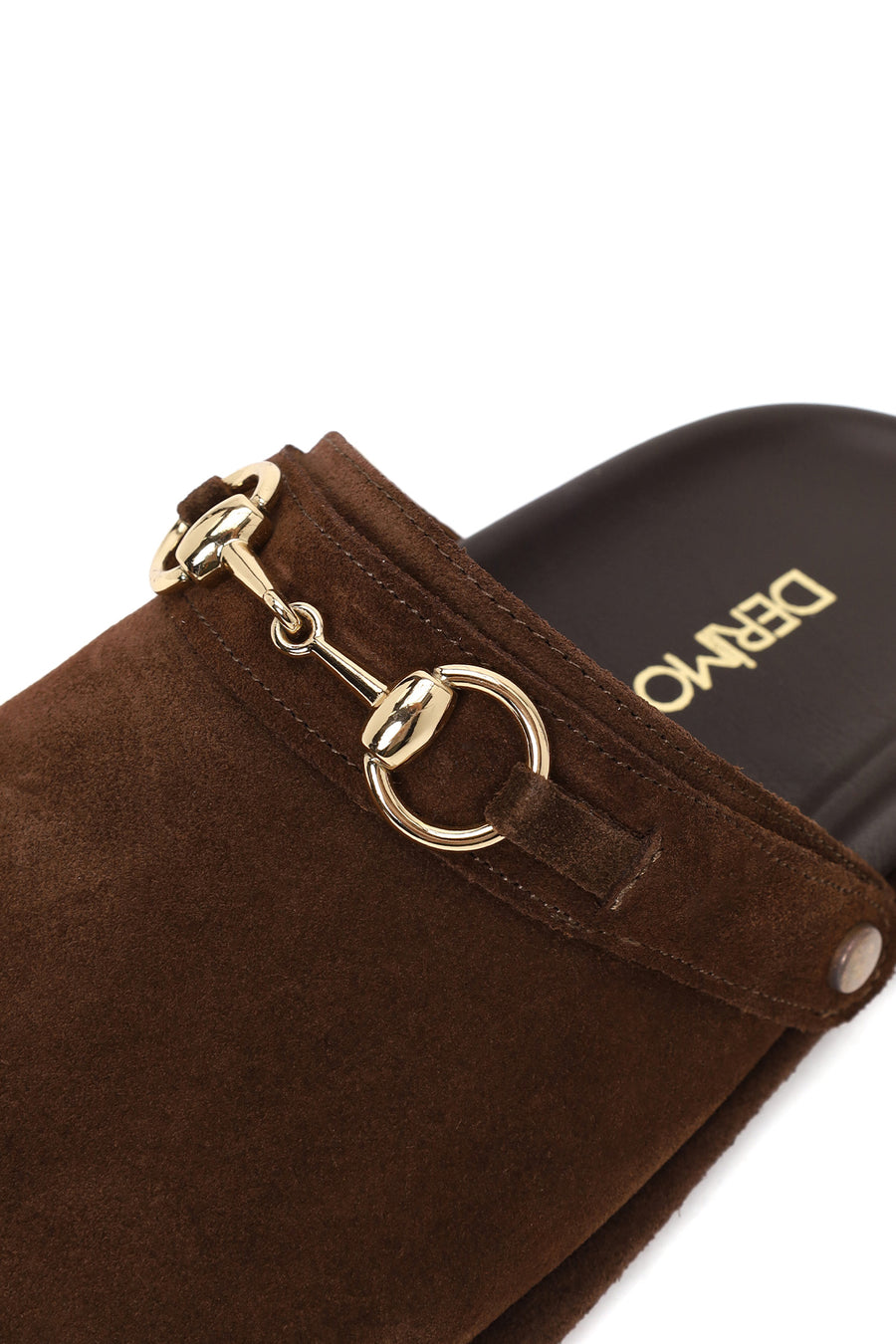 Woman Brown Suede Mule Slipper