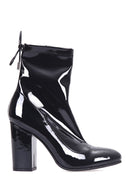 Women's Patent Leather Heeled Boots | Derimod
