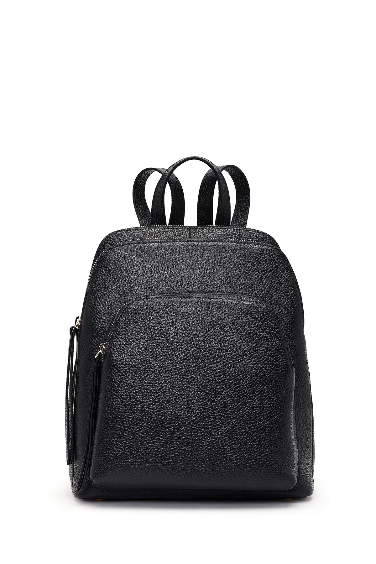 Women's Black Leather Backpack 25WBD2303FT | Derimod