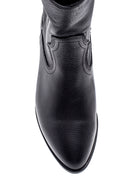 Women's Leather Short Heeled Cowboy Boots | Derimod