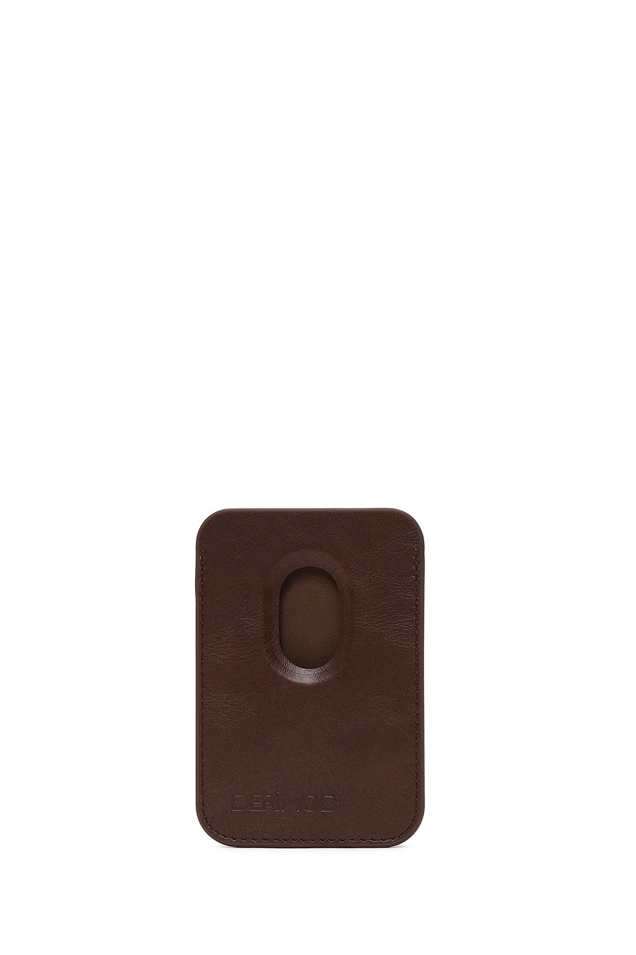 Male Brown Leather Magnetic Wallet