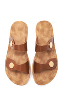 Women's Double Buckle Slippers | Derimod