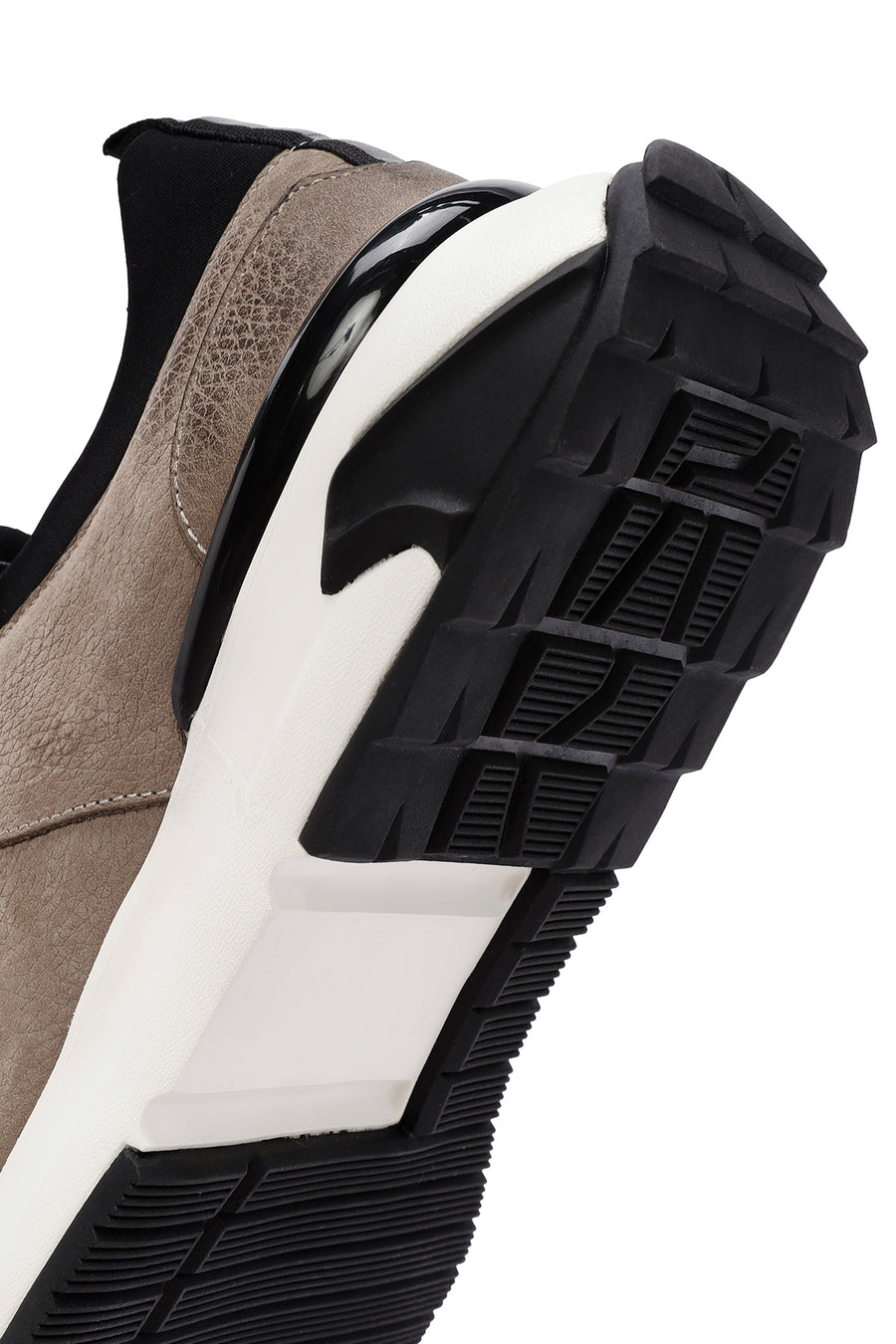 Men's Mink Lace-Up Nubuck Leather Casual Sneaker