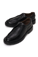 Derimod Black Male Black Lace-up Leather Casual Shoes | Derimod