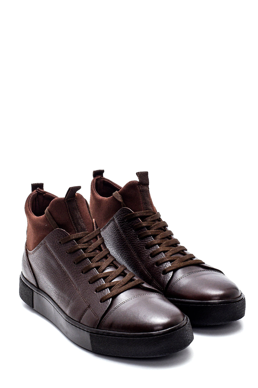 Men's Leather High-top Sneaker