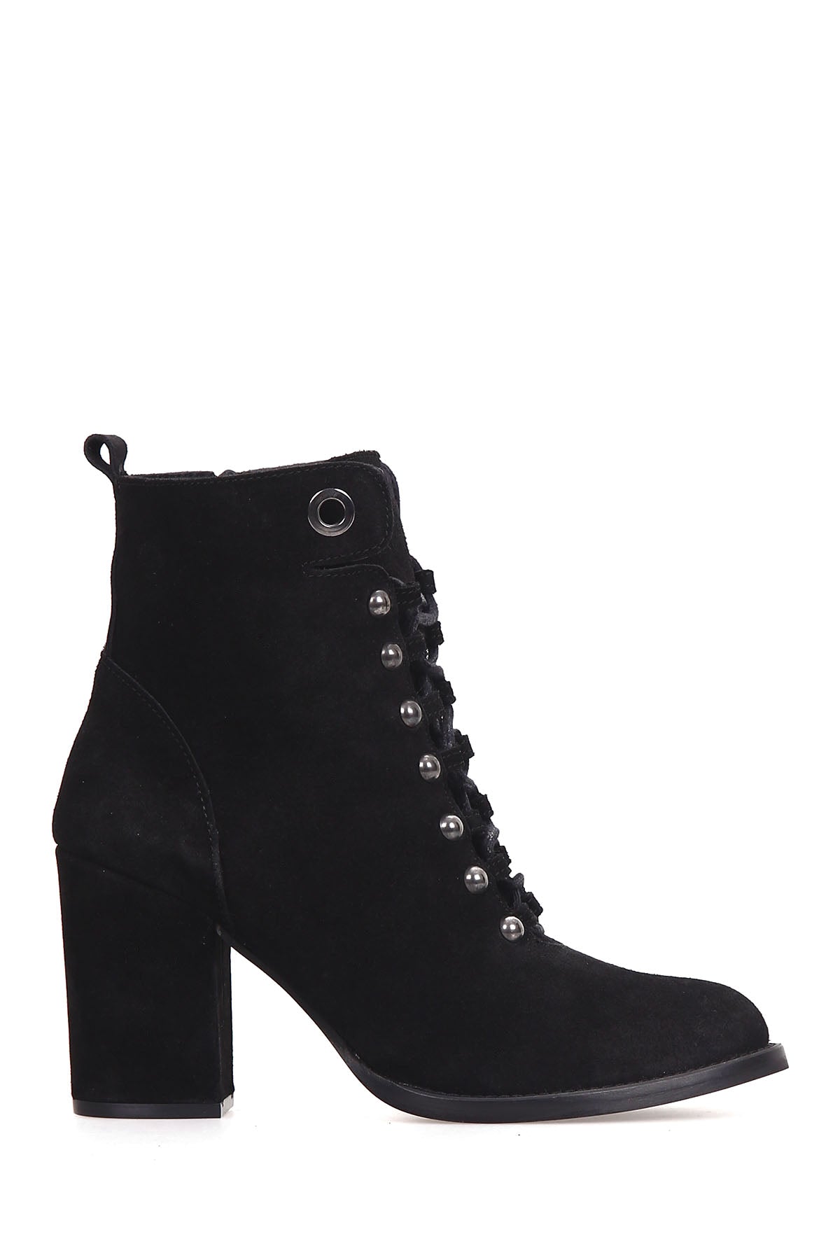 Women's Suede Lace-up Boots 18WFD141810 | Derimod