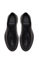 Derimod Fly Male Black Lace-Up Leather Casual Shoes | Derimod