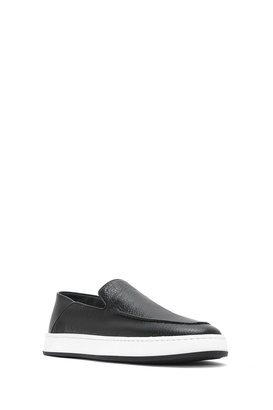 Erkek Siyah Deri Casual Loafer