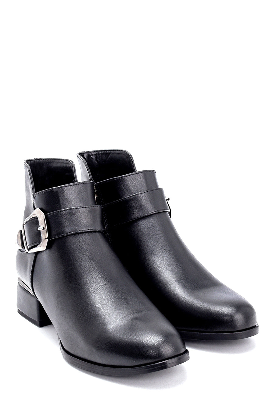 Women's Buckle Detailed Boots