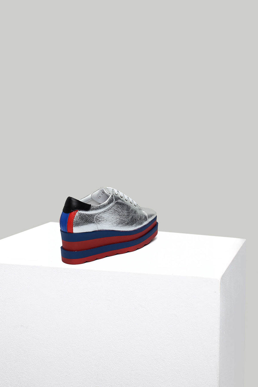 Yüksek Tabanlı Kadın Deri Sneaker