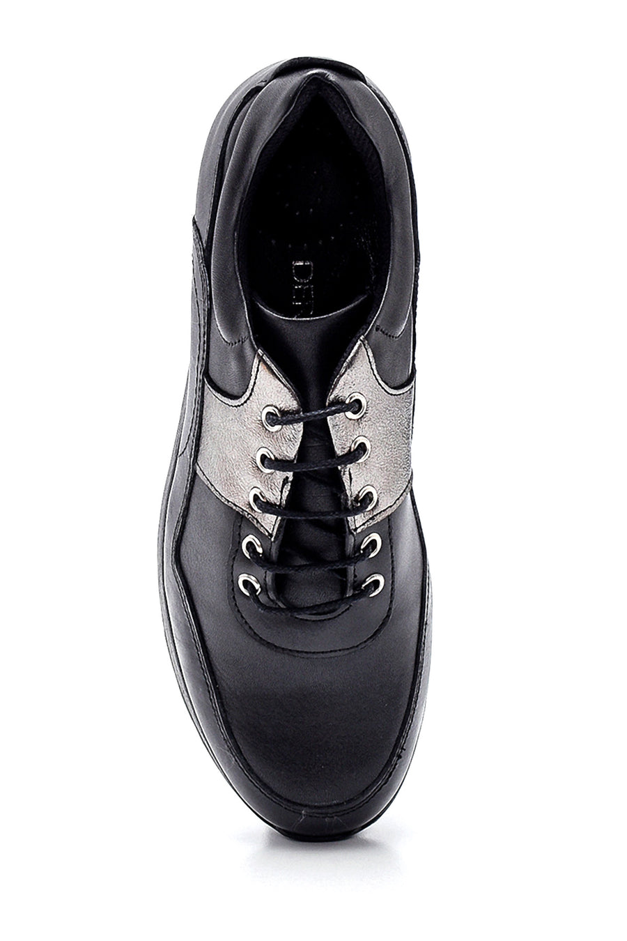Kadın Deri Dolgu Topuk Sneaker