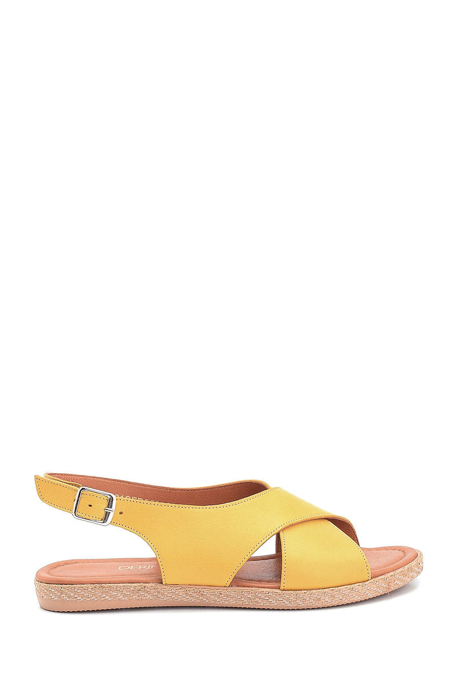 Women's Casual Leather Sandals 21SFD350618 | Derimod