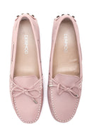 Women's Powder Leather Loafer | Derimod