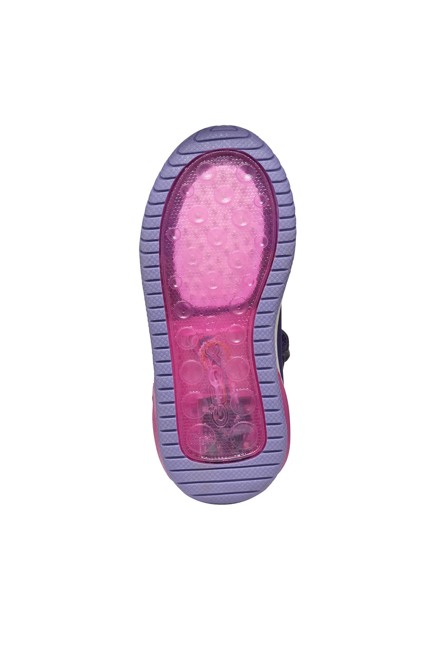 Geox Girls Purple Girl Lace-Up Ankle Sneakers