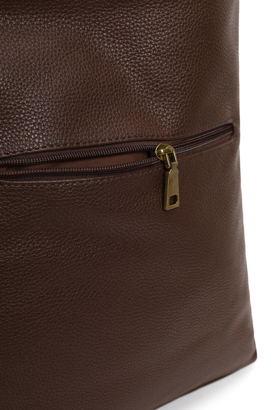 Woman Brown Long-Strap Suede Shoulder Bag