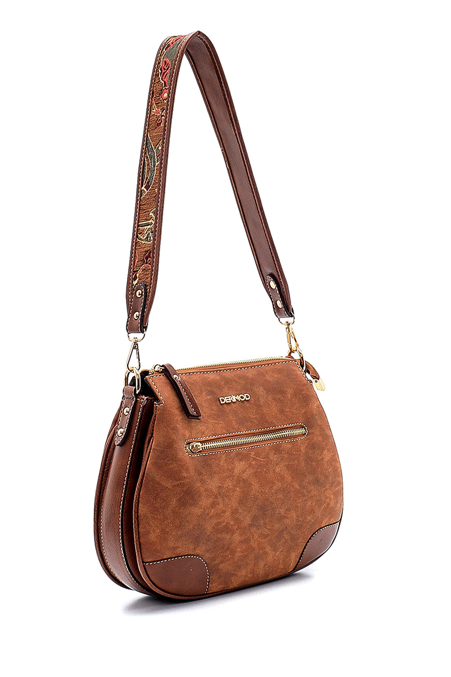 Women's Nubuck Crossbody Bag