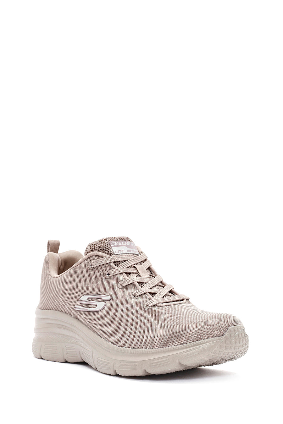 Skechers Women's White Uno Court Lace-Up Chunky Sole Leather Sneakers