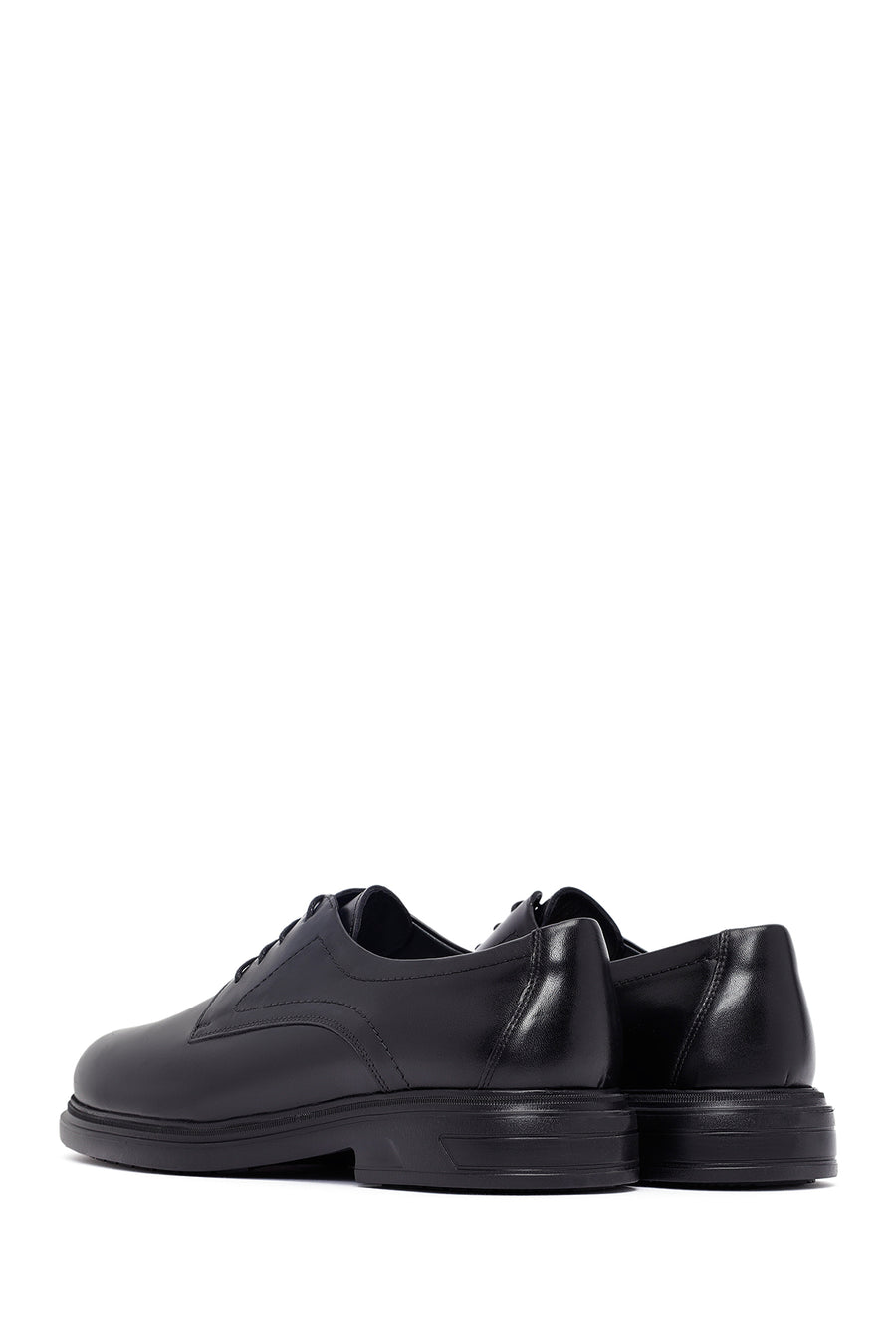 Men's Black Lace Up Leather Casual Shoes