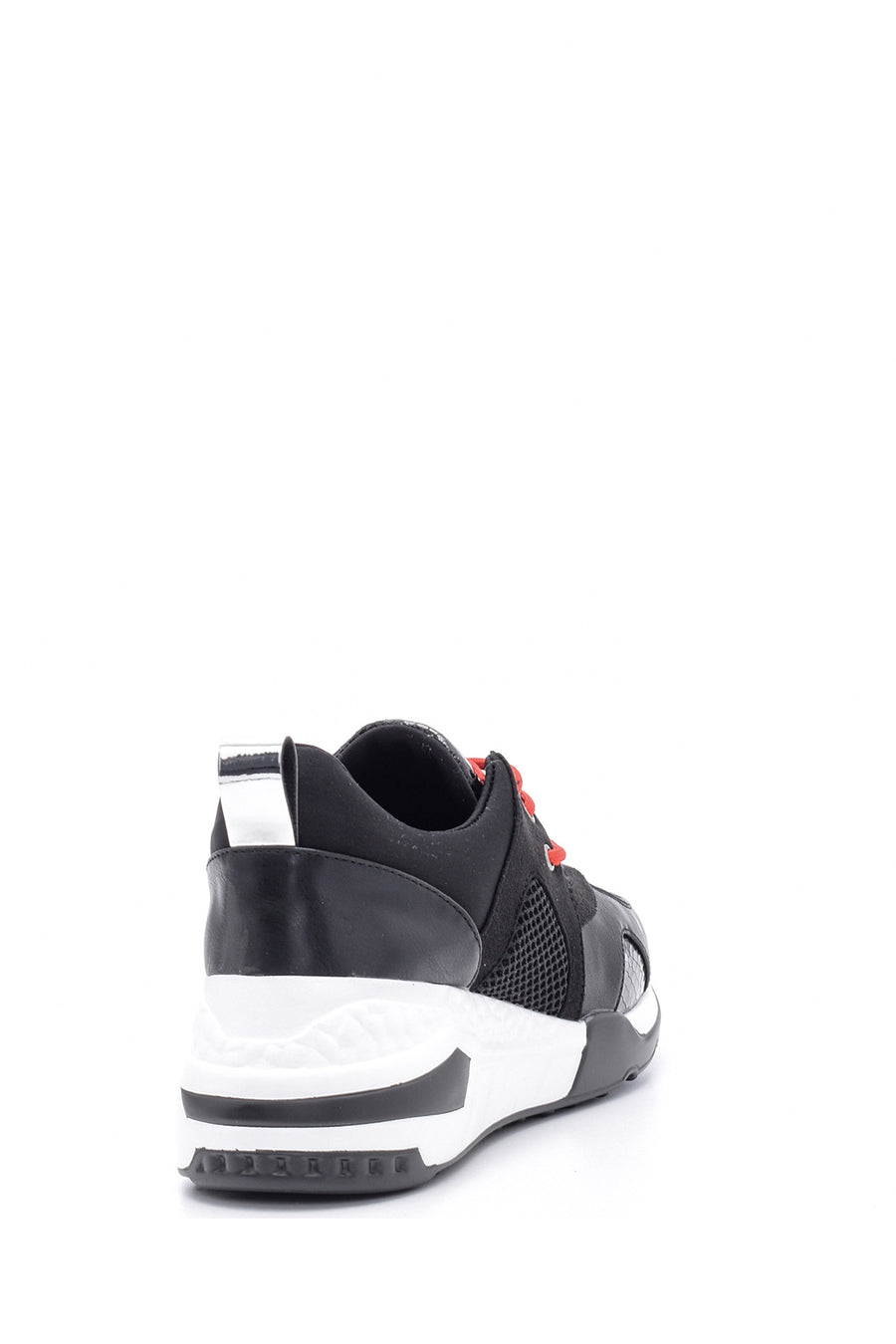 Kadın Yılan Deseni Detaylı Sneaker