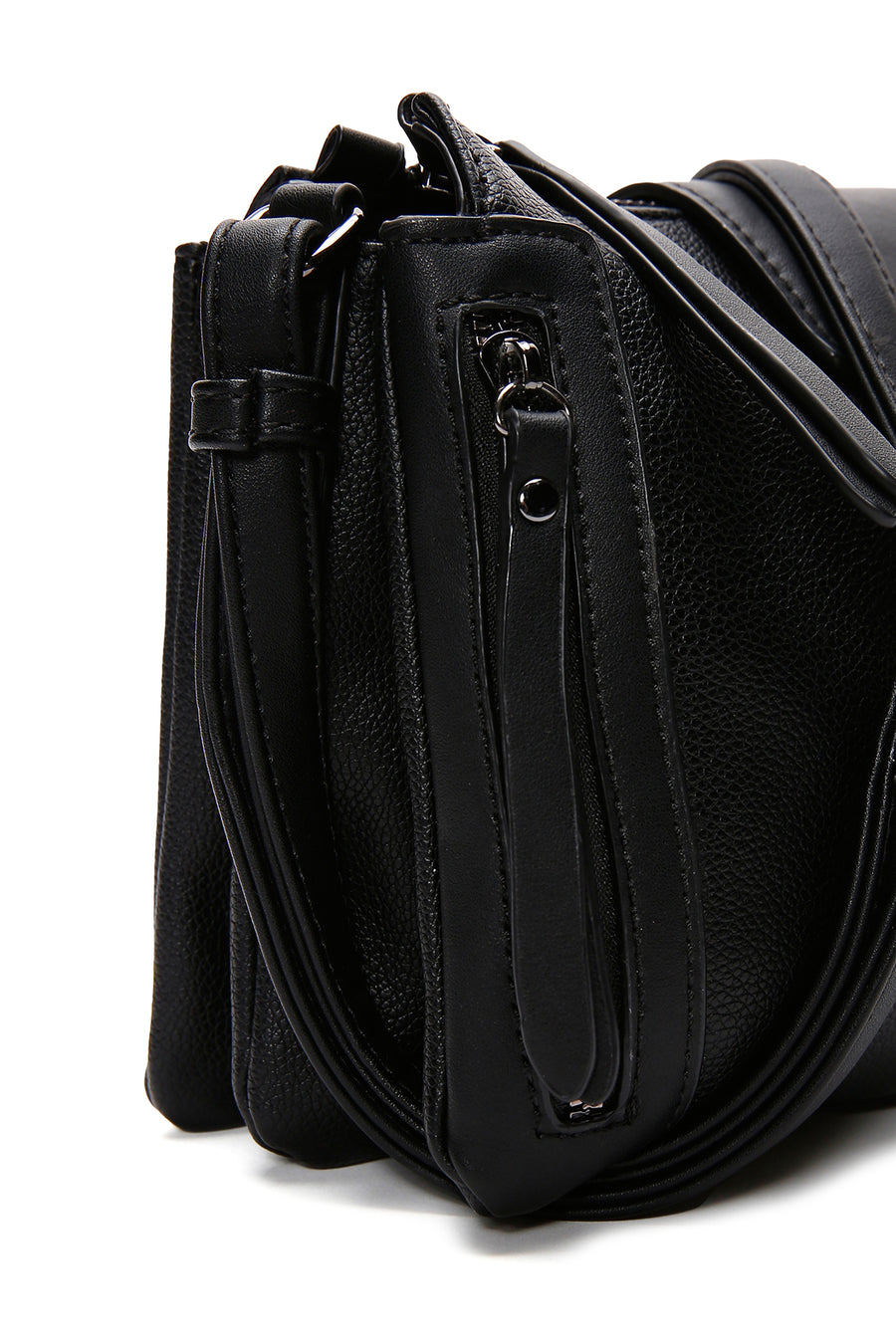 Women's Black Casual Crossbody Bag