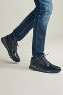Crocodile Patterned Men's Leather Shoes | Derimod