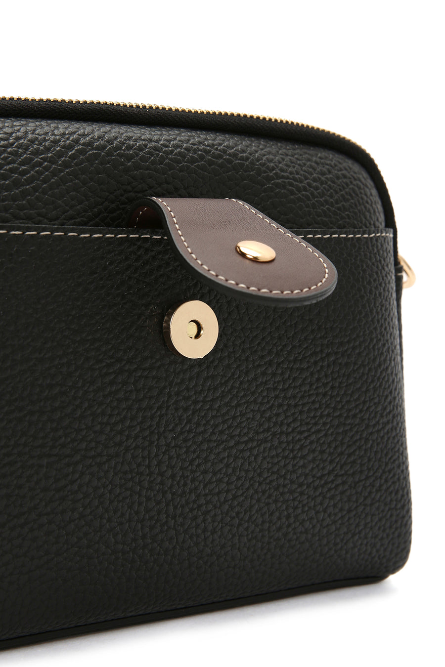 Women's Black Long Strap Crossbody Bag