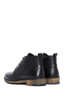 Men's Black Leather Classic Boots | Derimod