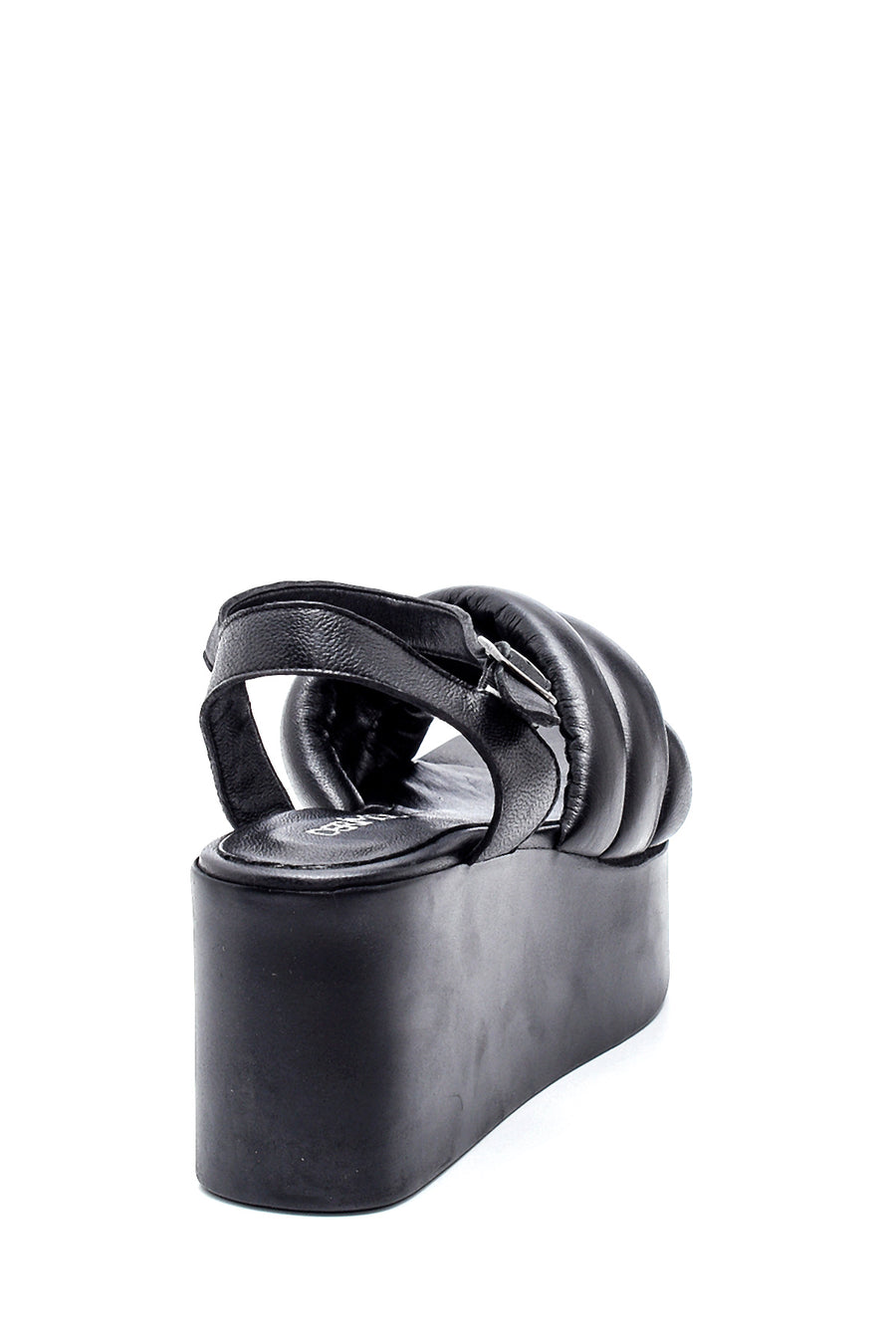 Women's Wedge Heeled Leather Sandals