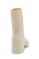 Women's Beige Heeled Boots | Derimod