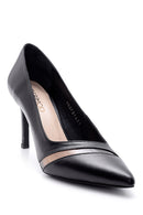 Women's Transparent Detailed Leather Stiletto | Derimod