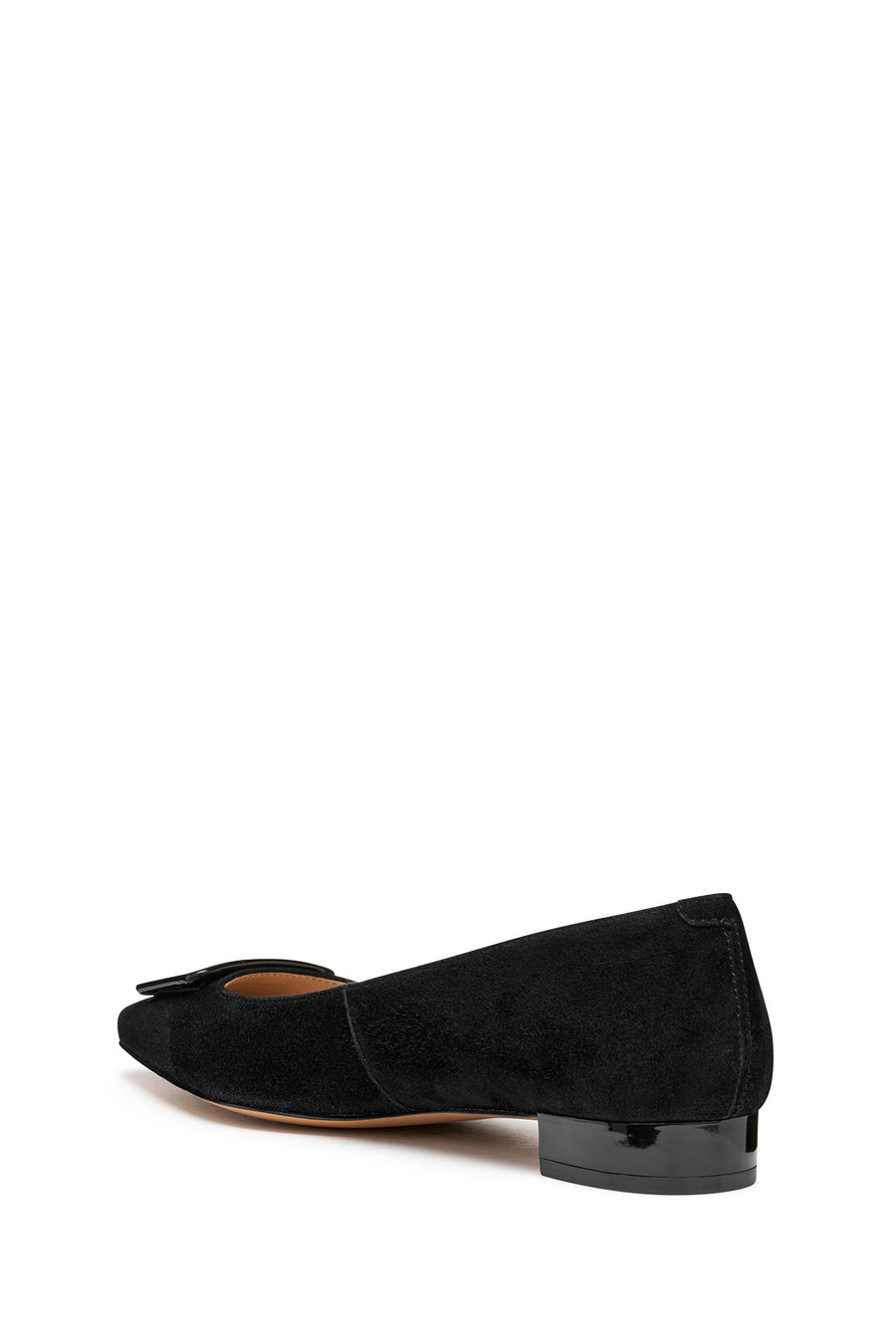 Geox Women Black D Gıselda15 Patent Leather Classic Ballet Flat