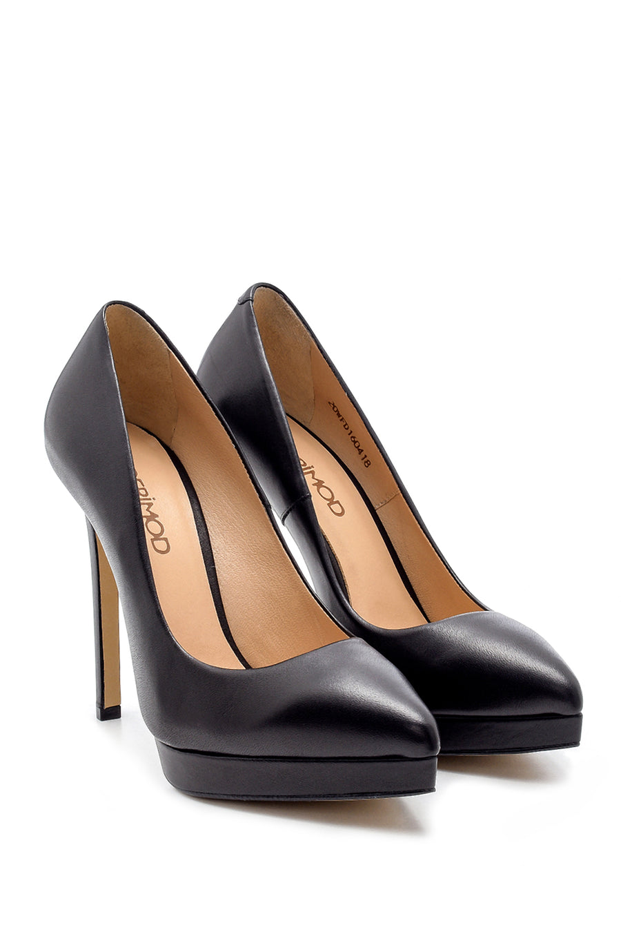 Women's Leather Heeled Shoes