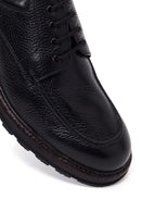 Male Black Lace-up Leather Casual Shoes | Derimod