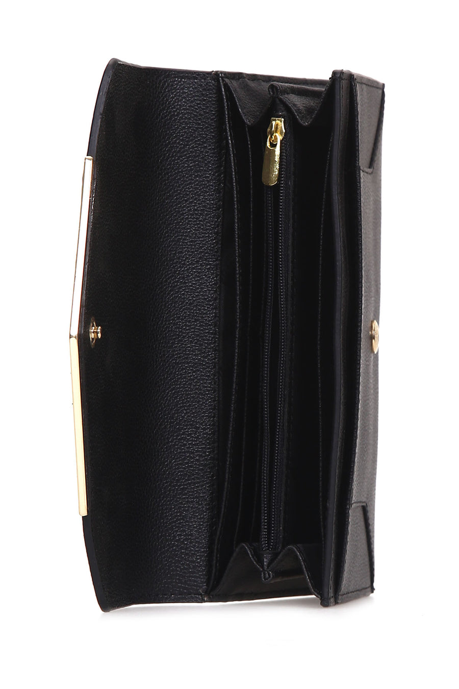 Women's Black Faux Leather Wallet