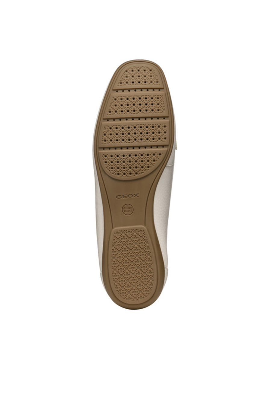 Geox Women Beige Annytah Moc Buckle Leather Loafer