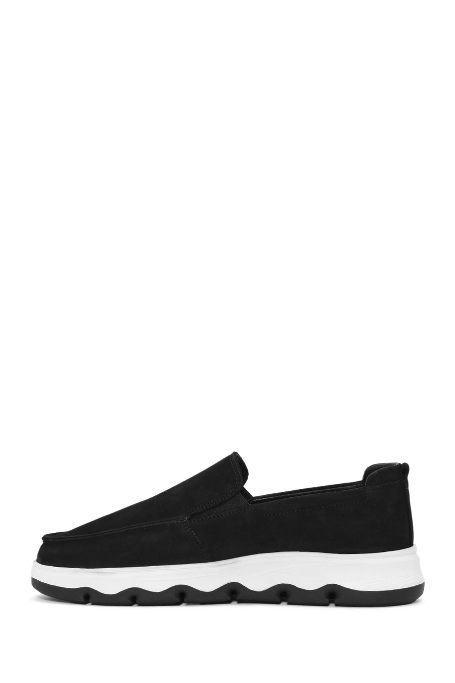 Erkek Siyah Nubuk Deri Comfort Loafer