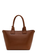 Woman Brown Long-Strap Printed Shoulder Bag | Derimod