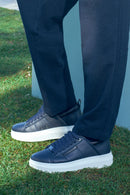 ACBC x Derimod Men's Navy Lace-Up Sneakers | Derimod
