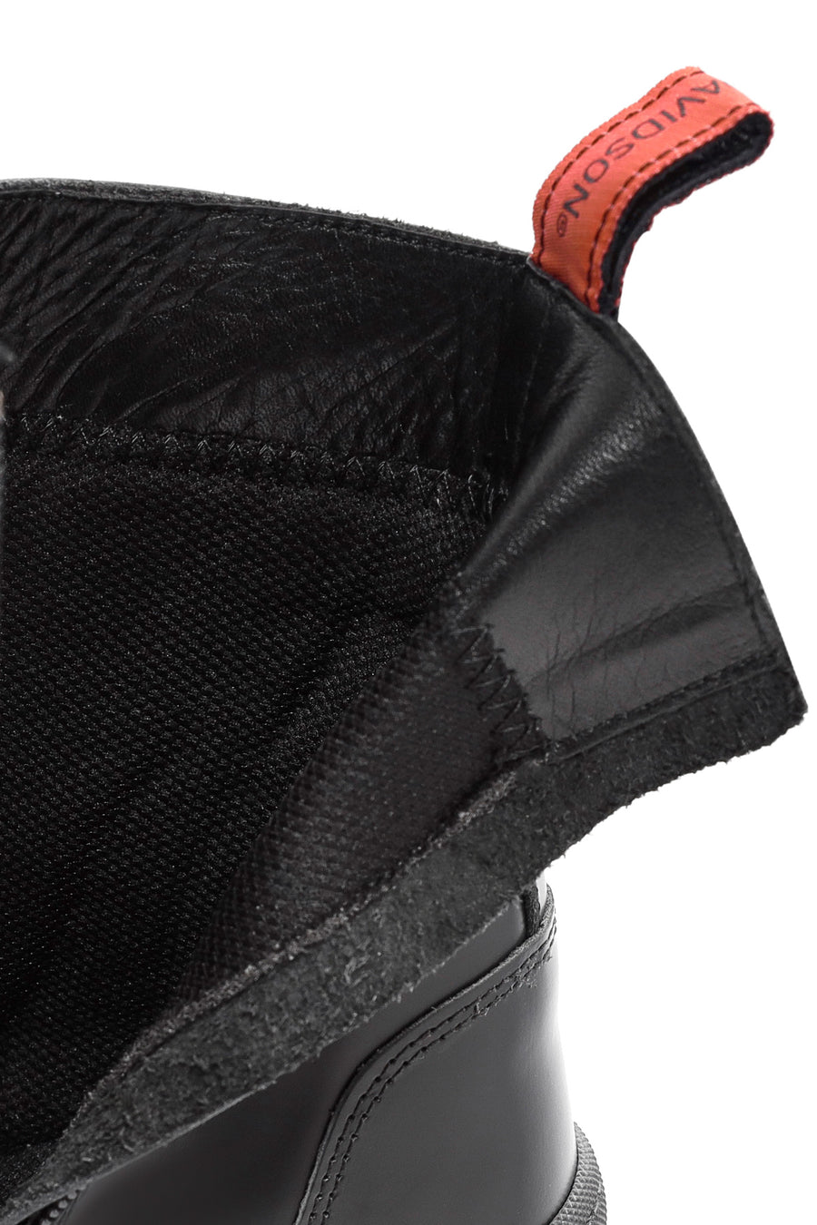 Harley Davidson Women's Black Jimmy Zipper Leather Combat Boots