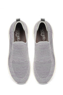 Derimod Zero Women's Grey Thick-Soled Fabric Sneaker | Derimod