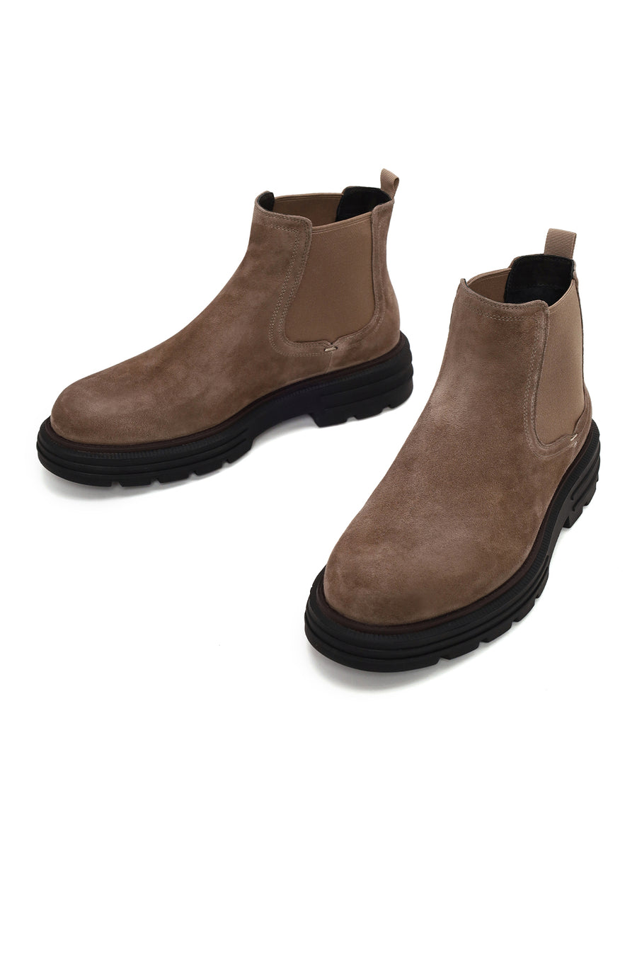 Male Mink Thick-Soled Suede Casual Chelsea Boots