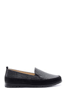 Women's Leather Glitter Loafer | Derimod