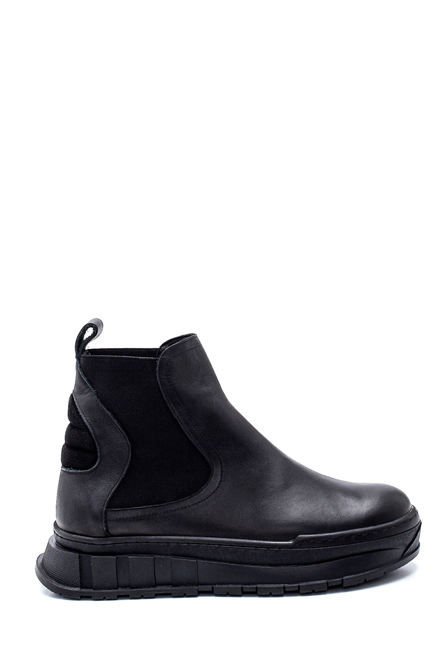 Women's Leather Thick Soled Boots 21WFD200618 | Derimod