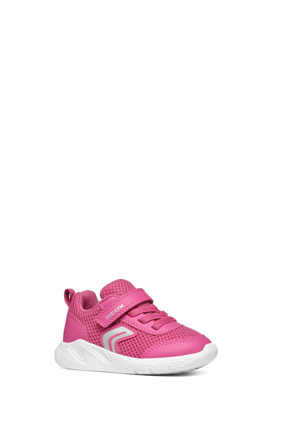 Geox Baby Girl Pink Sprintye Banded Sneakers
