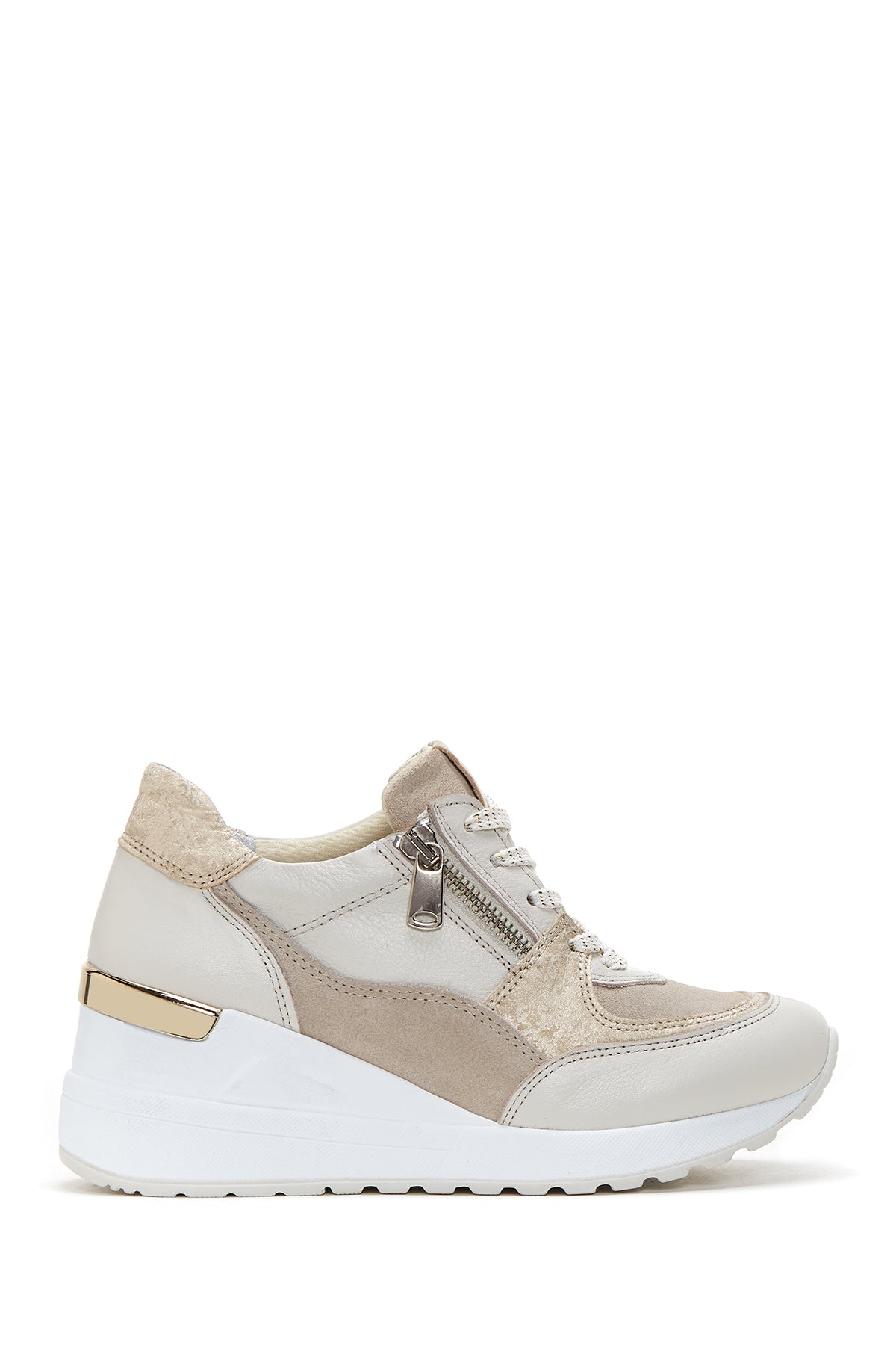 Kadın Deri Yüksek Taban Sneaker 22SFD371514 | Derimod